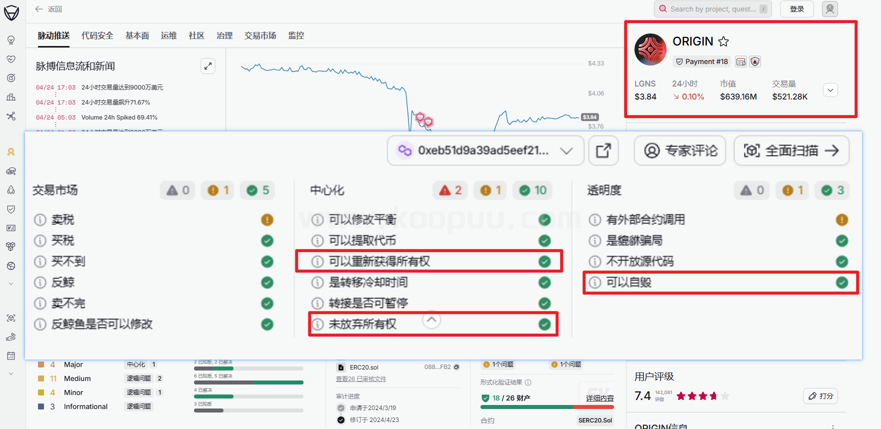 图片[12]-如何验证一个defi项目的安全性之Origin Awake项目研究报告-网创联盟