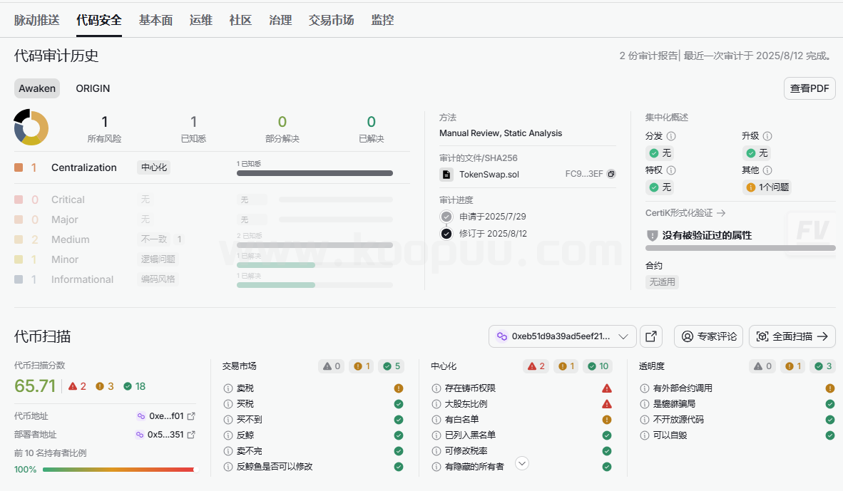 图片[2]-Origin_Awake起源觉醒项目CK审计报告-网创联盟